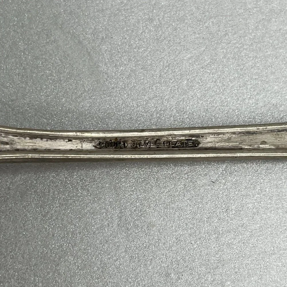Court‎ Silver Plate (1939) Cold Meat Serving Fork - 7.75